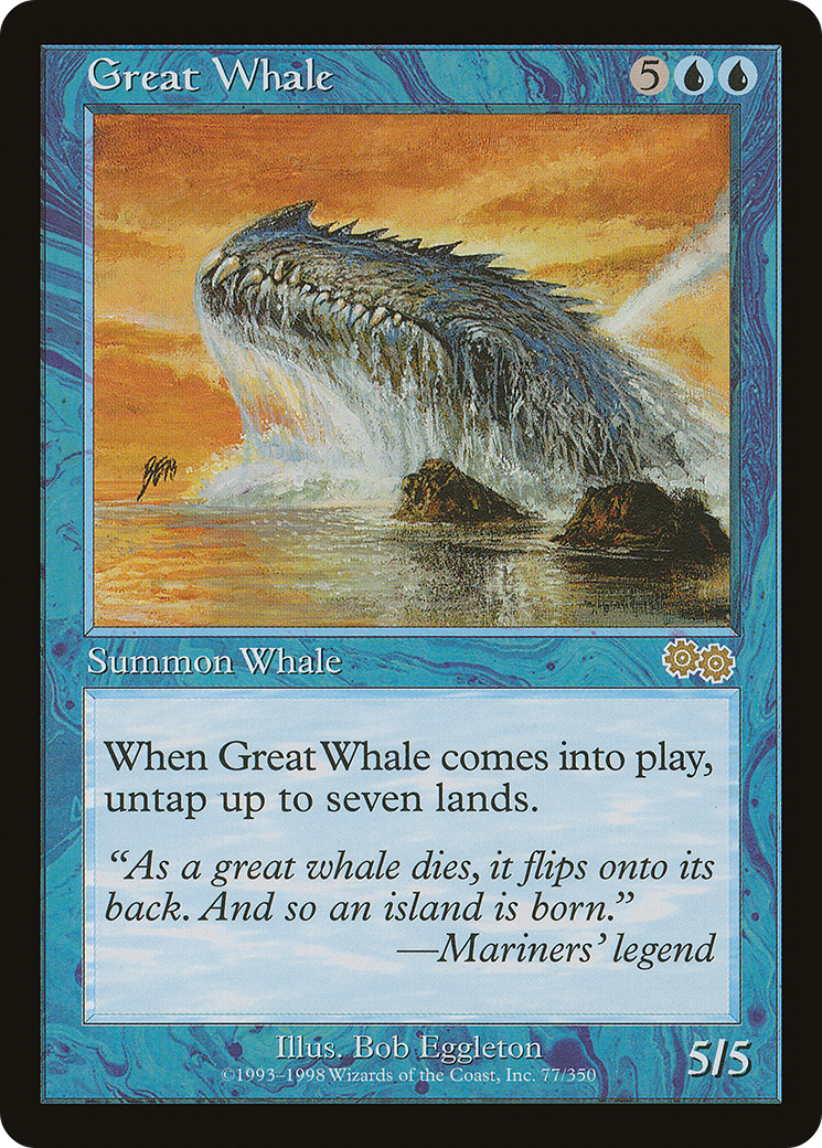 Great Whale (USG-077)  - Urza's Saga