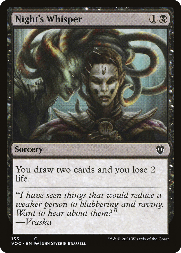 Night's Whisper (VOC-133)  - Crimson Vow Commander