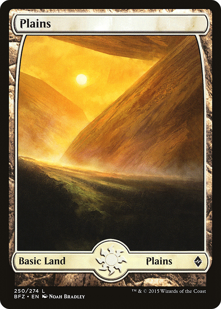 Plains (250) - Full Art (BFZ-250)  - Battle for Zendikar