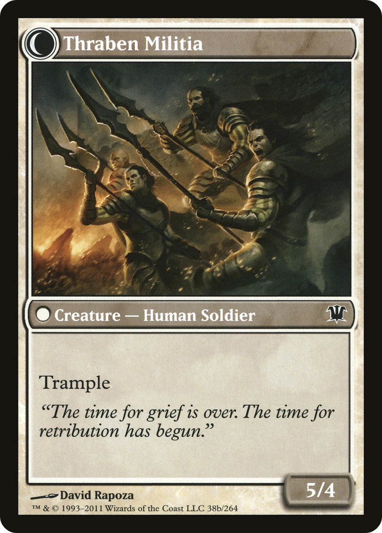 Thraben Sentry (ISD-038) - Innistrad: (Double Faced Transform) Foil