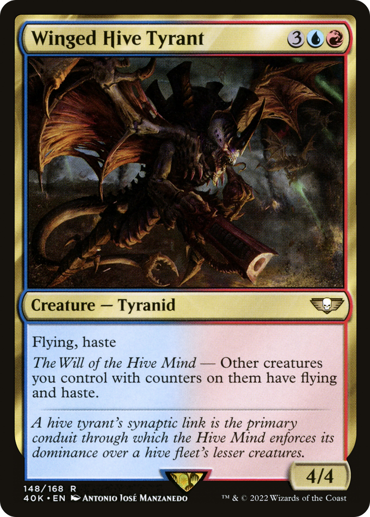 Winged Hive Tyrant (40K-148)  - Warhammer 40,000 Commander