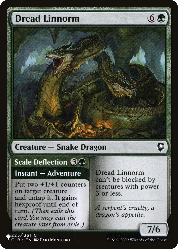 Dread Linnorm // Scale Deflection (LIST-CLB-225)  - The List