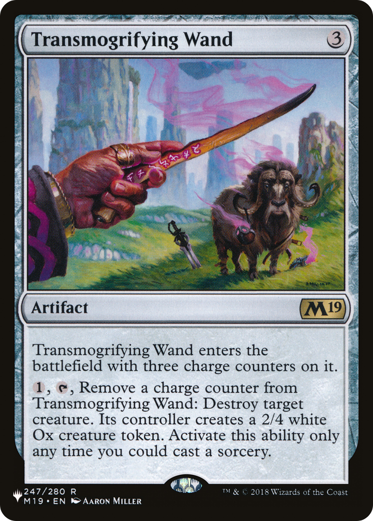 Transmogrifying Wand (LIST-M19-247) - The List