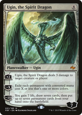 Ugin, the Spirit Dragon (FRF-001)  Foil - Fate Reforged