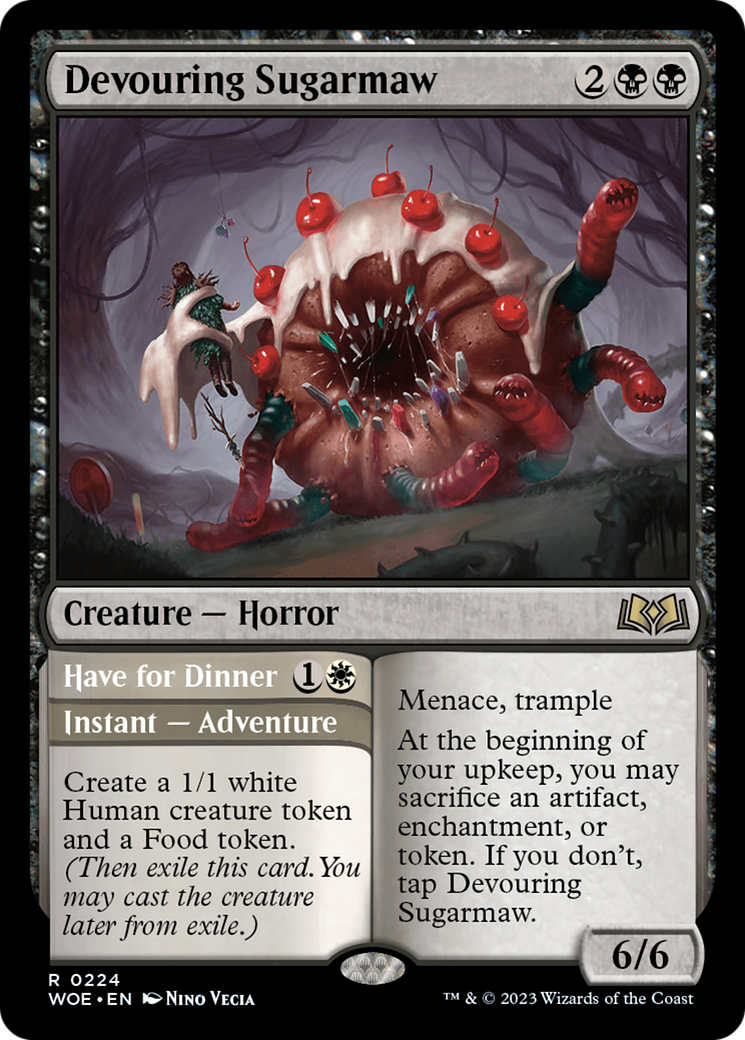 Devouring Sugarmaw (WOE-224) - Wilds of Eldraine Foil