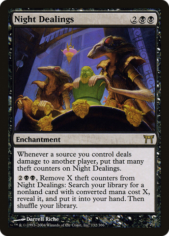 Night Dealings (CHK-132)  Foil - Champions of Kamigawa