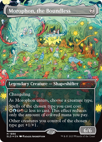 Morophon, the Boundless (Double Rainbow Foil) (SLD-1896)  Foil - Secret Lair Drop (Borderless)
