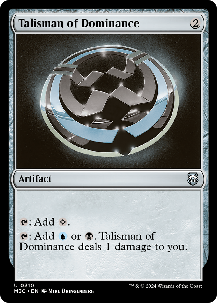 Talisman of Dominance (M3C-310)  - Modern Horizons 3 Commander