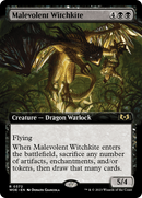Malevolent Witchkite (Extended Art) (WOE-372)  - Wilds of Eldraine: (Extended Art)