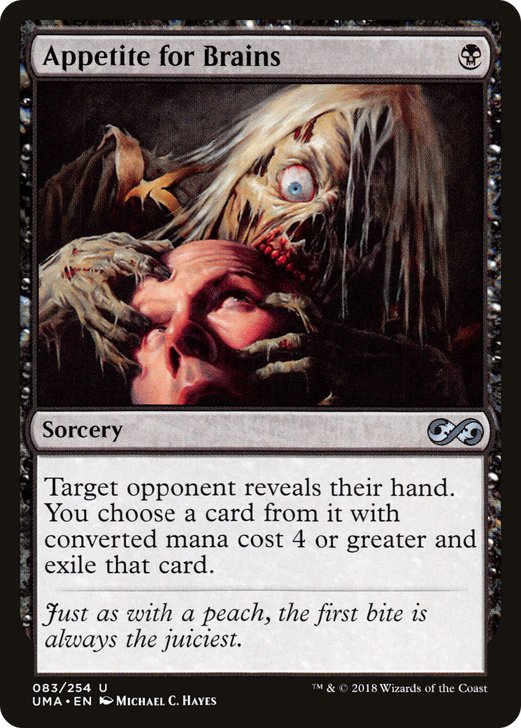 Appetite for Brains (UMA-083)  Foil - Ultimate Masters