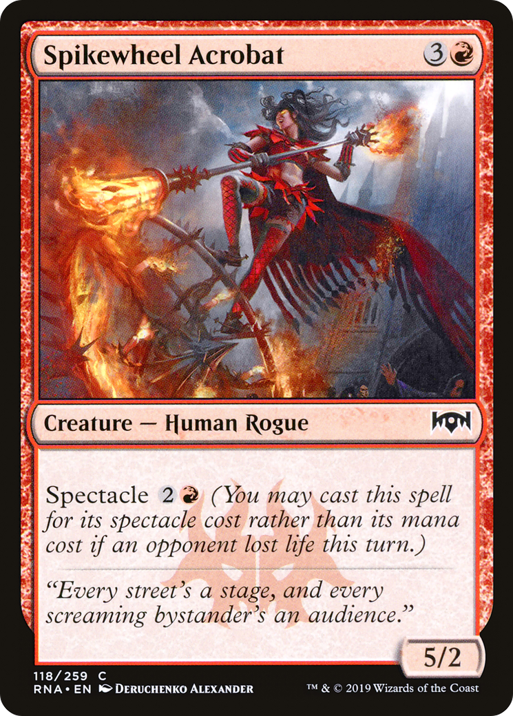 Spikewheel Acrobat (RNA-118)  Foil - Ravnica Allegiance