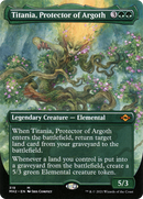 Titania, Protector of Argoth (Borderless) (MH2-319)  Foil - Modern Horizons 2