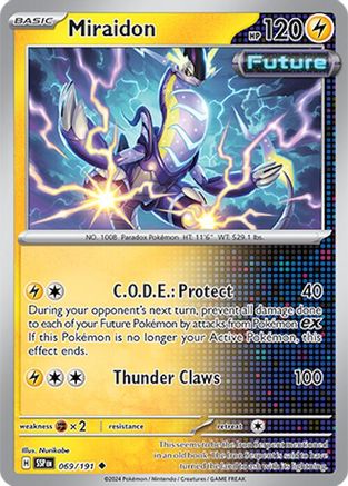 Miraidon 069/191  SV08 Surging Sparks