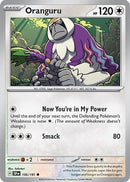 Oranguru 156/191 - Reverse Holofoil SV08 Surging Sparks