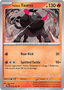 Paldean Tauros 018/191 - Reverse Holofoil SV08 Surging Sparks
