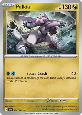Palkia 136/191 - Holofoil SV08 Surging Sparks