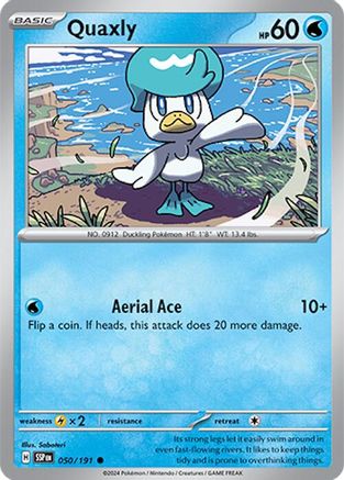Quaxly 050/191 - Reverse Holofoil SV08 Surging Sparks