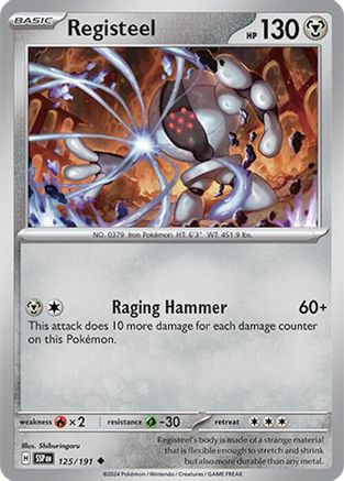 Registeel 125/191  SV08 Surging Sparks