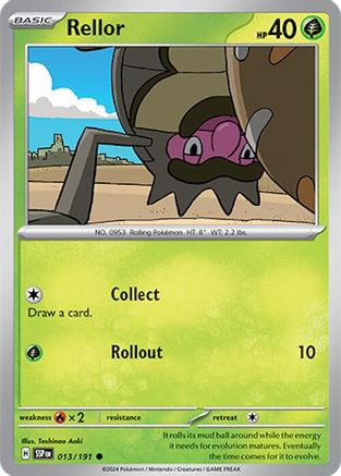 Rellor 013/191 - Reverse Holofoil SV08 Surging Sparks