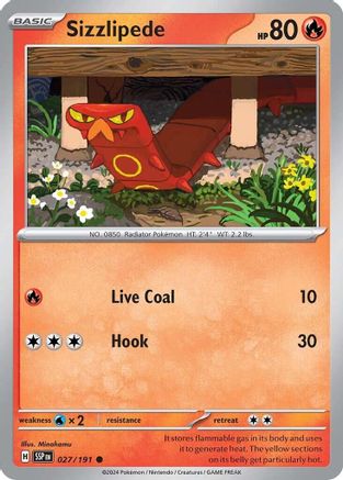 Sizzlipede 027/191  SV08 Surging Sparks
