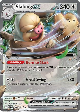 Slaking ex 147/191 - Holofoil SV08 Surging Sparks