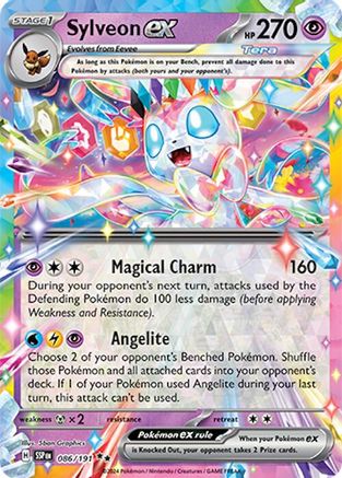 Sylveon ex 086/191 - Holofoil SV08 Surging Sparks