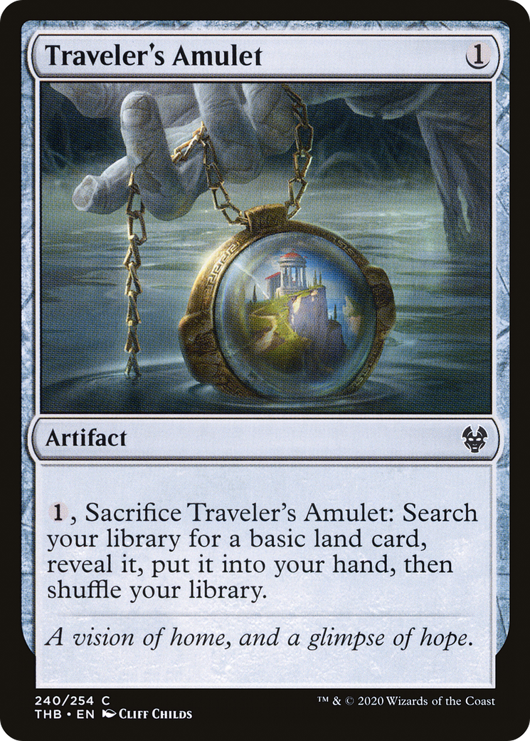 Traveler's Amulet (THB-240)  Foil - Theros Beyond Death