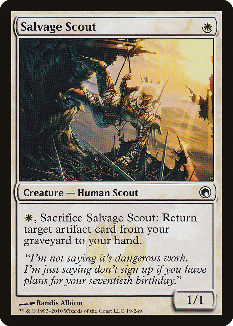 Salvage Scout (SOM-019)  Foil - Scars of Mirrodin