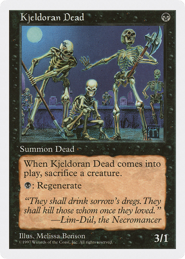 Kjeldoran Dead (5ED-)  - Fifth Edition