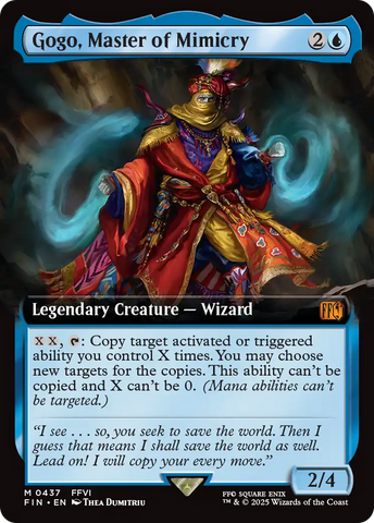 Gogo, Master of Mimicry (Extended Art) (FIN-437)  Foil - FINAL FANTASY: (Extended Art)
