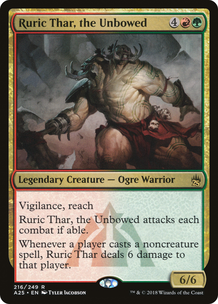 Ruric Thar, the Unbowed (A25-216)  Foil - Masters 25
