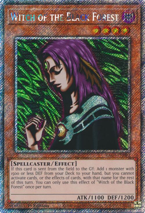 Witch of the Black Forest (Platinum Secret Rare) [RA03-EN091] Platinum Secret Rare