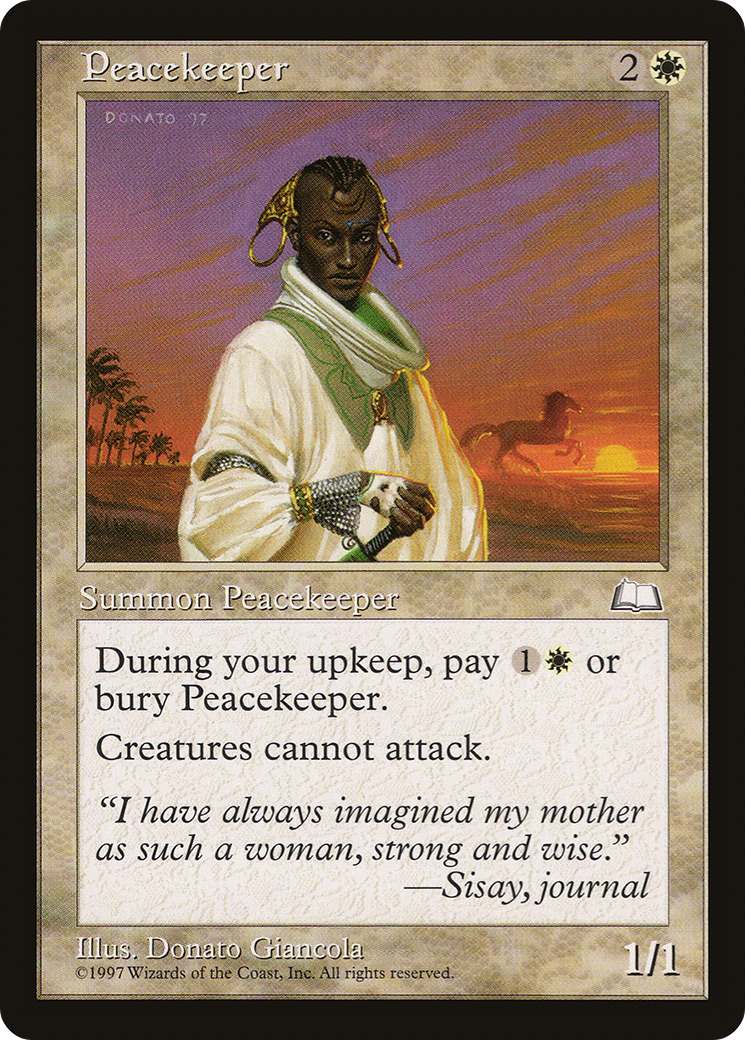 Peacekeeper (WTH-)  - Weatherlight