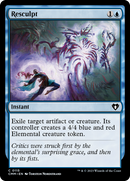 Resculpt (CMM-115)  Foil - Commander Masters