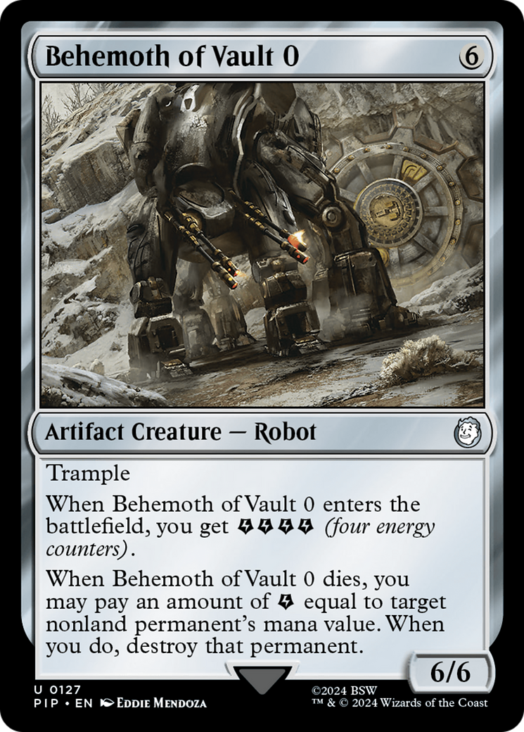 Behemoth of Vault 0 (PIP-127) - Fallout Foil
