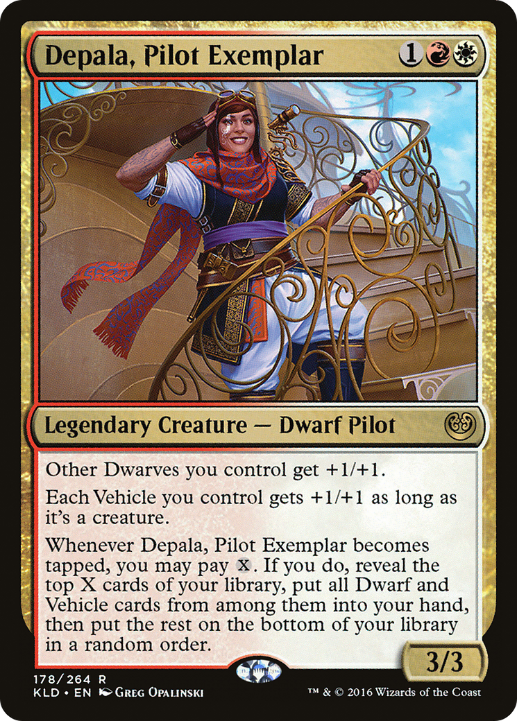 Depala, Pilot Exemplar (KLD-178)  Foil - Kaladesh