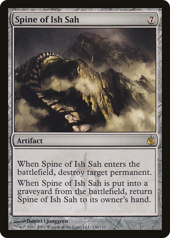 Spine of Ish Sah (MBS-136)  Foil - Mirrodin Besieged