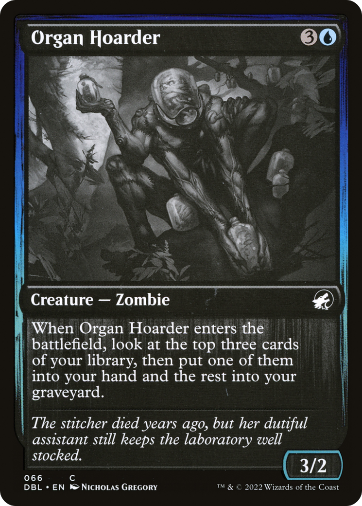 Organ Hoarder (DBL-066)  Foil - Innistrad: Double Feature