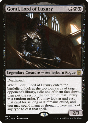 Gonti, Lord of Luxury (ZNC-044)  - Zendikar Rising Commander