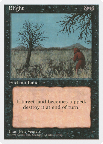 Blight (4ED-)  - Fourth Edition