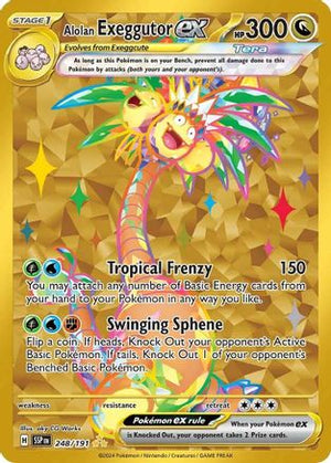 Alolan Exeggutor ex 248/191  - Holofoil SV08 Surging Sparks - Hyper Rare