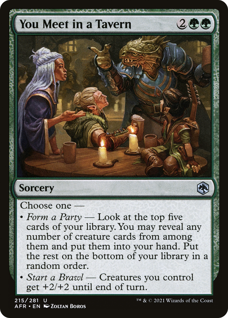 You Meet in a Tavern (AFR-215)  Foil - Adventures in the Forgotten Realms