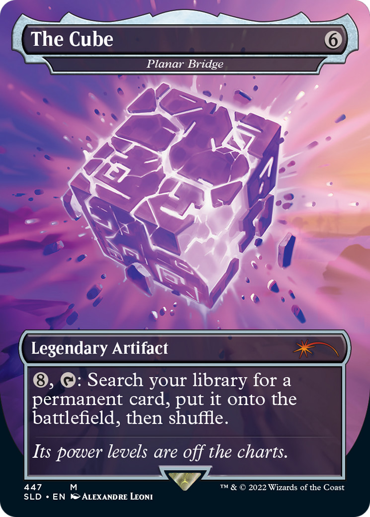 The Cube - Planar Bridge (SLD-447)  Foil - Secret Lair Drop / The Cube (Borderless)