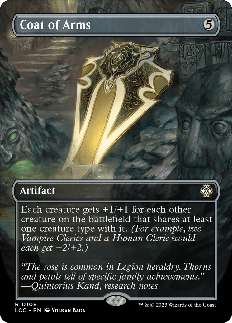 Coat of Arms (Borderless) (LCC-108)  Foil - The Lost Caverns of Ixalan Commander
