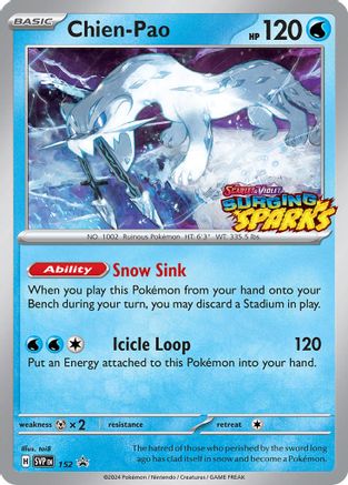 Chien-Pao 152  - Holofoil SV Scarlet & Violet Promo Cards - Promo