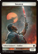 Soldier // Faerie Double-Sided Token (FDN-6 // 9)  - Foundations