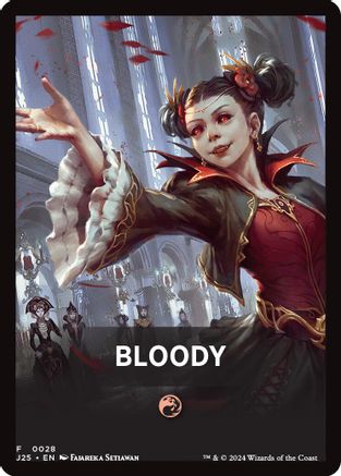 Bloody Theme Card (J25-028) - Foundations Jumpstart