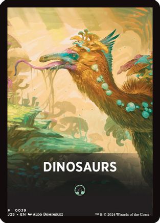 Dinosaurs Theme Card (J25-039) - Foundations Jumpstart