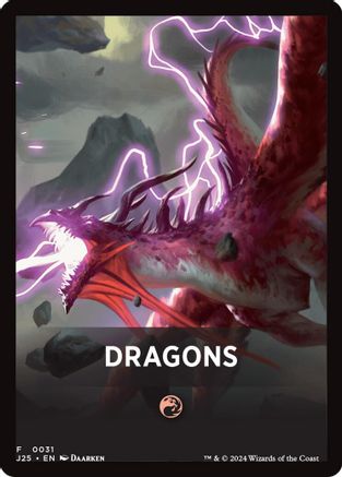 Dragons Theme Card (J25-031) - Foundations Jumpstart