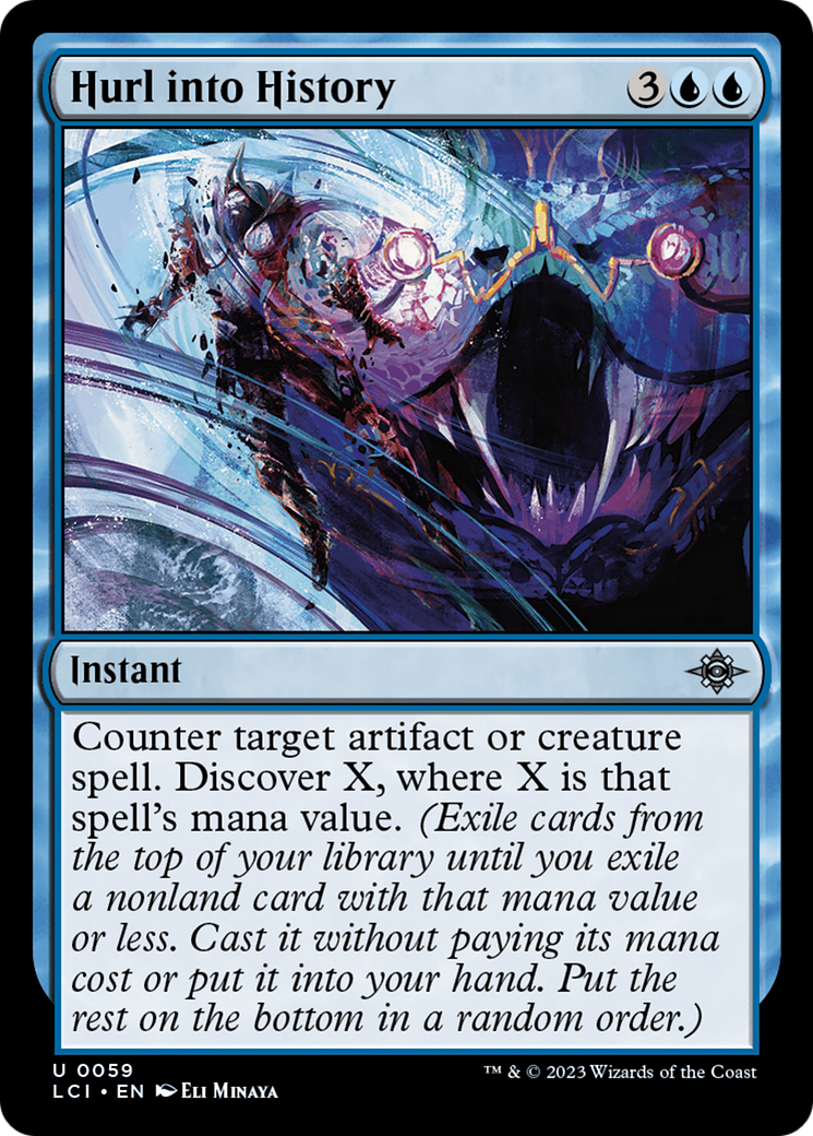 Hurl into History (LCI-059)  Foil - The Lost Caverns of Ixalan